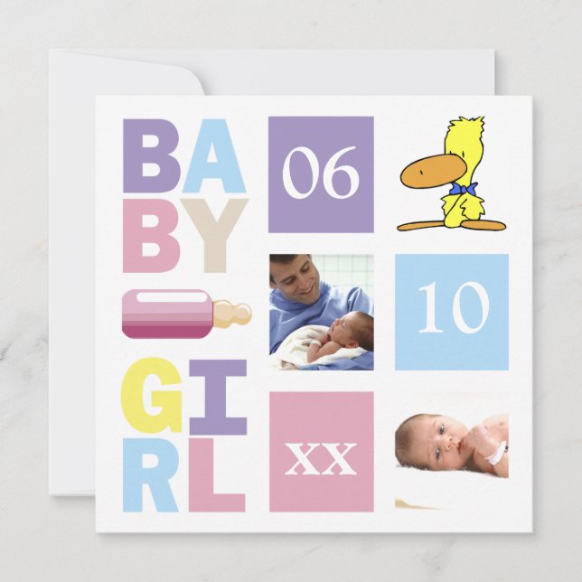 Anúncios da Baby Girl (Frente)