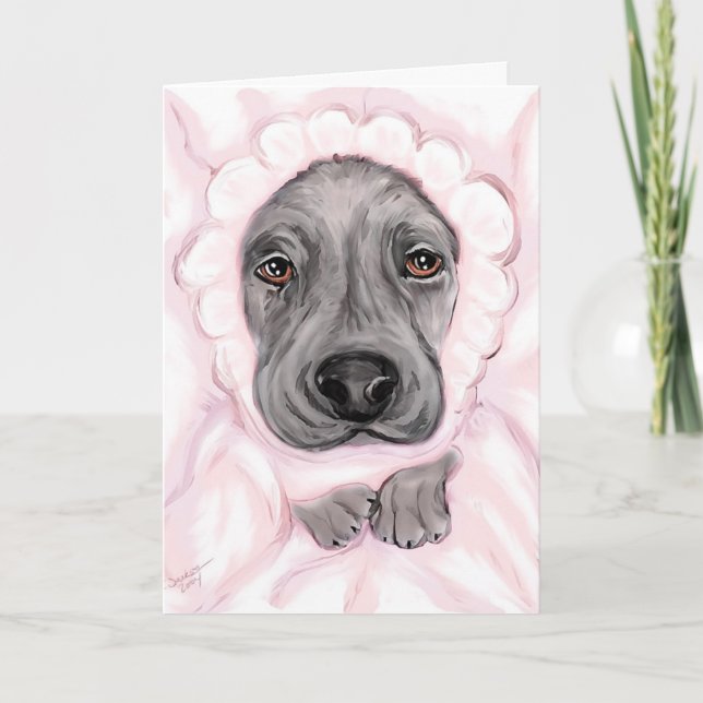 Anúncios da Garota Negra do Grande Dane (Frente)