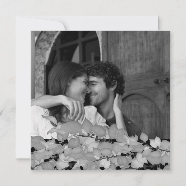 Anúncios de Cartão de Foto para Salvar a Data (Frente)