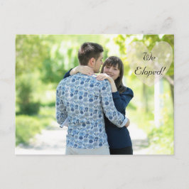Anúncios de Casamento ou Elopement