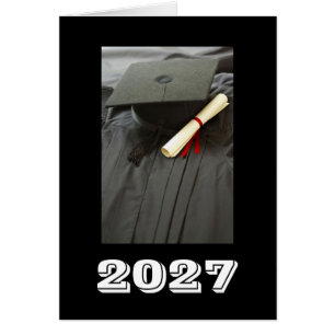 Anúncios de Formatura com Foto 2027 em Branco por