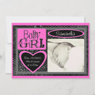 Anúncios de fotos personalizadas de bebês, cor-de-
