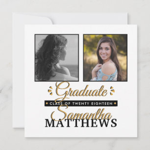Anúncios de graduação de fotos da Tipografia de