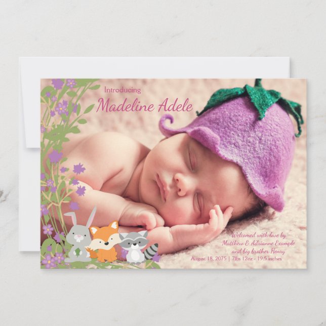 Anúncios de Nascimento Florestal (Frente)