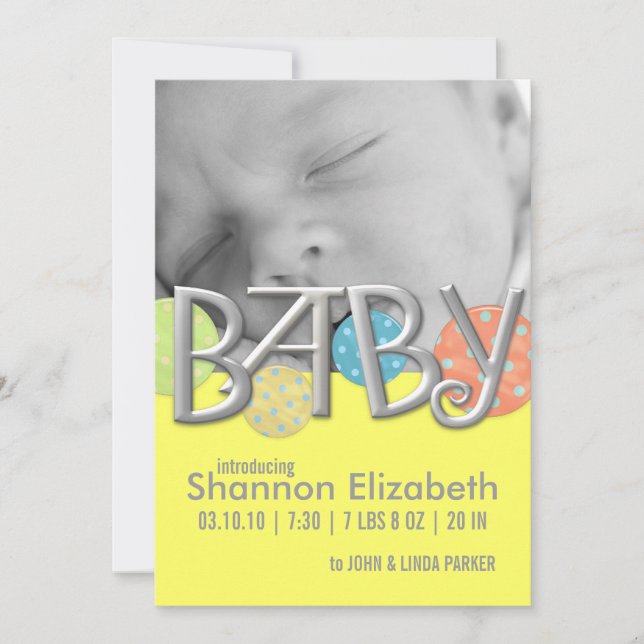 Anúncios de Nascimento Moderno (Frente)