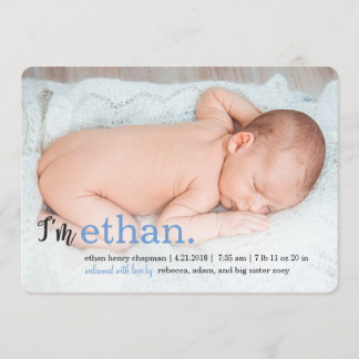 Anúncios de Nascimento Moderno do MEU NOME