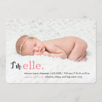Anúncios de Nascimento Moderno do MEU NOME