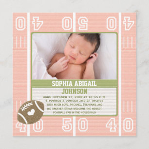 Anúncios de Pink Football Birth