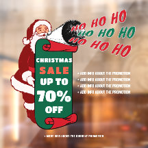 Anúncios de Promoção de Vendas de Natal do Papai N