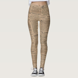 Anúncios do Passado, NY 1856 Leggings