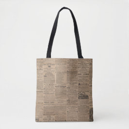 Anúncios do Passado, NY 1856 Tote