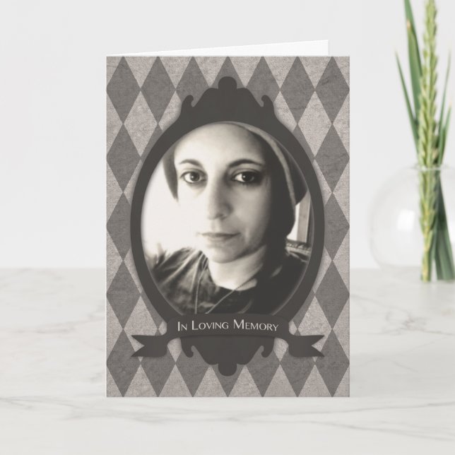 anúncios do serviço memorial (Frente)