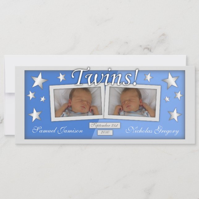 Anúncios do Twins ~ Boys Birth (Frente)