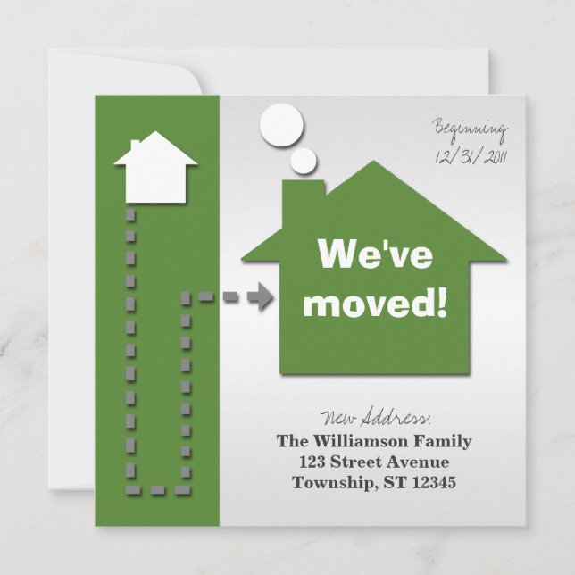 Anúncios em Movimento Verde Escuro Moderno (Frente)