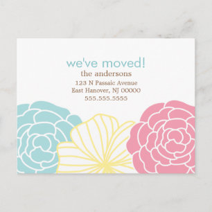 Anúncios moventes do design floral