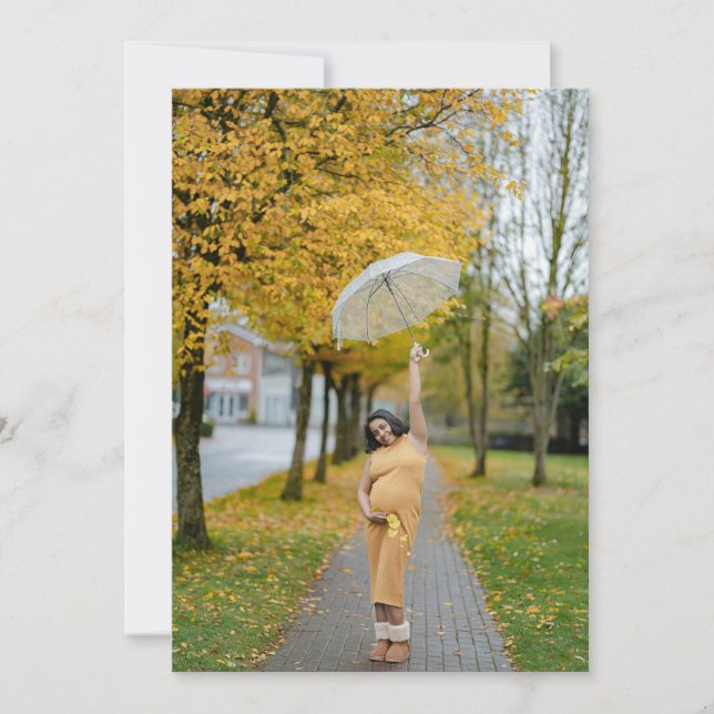 Anúncios personalizados de gravidez de fotos (Frente)