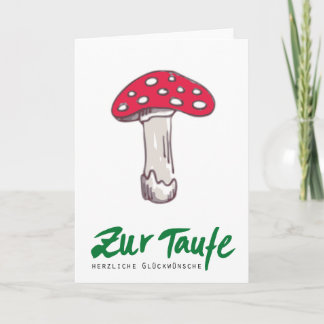 Ao baptismo: Cartão de felicidades fungo de mosca