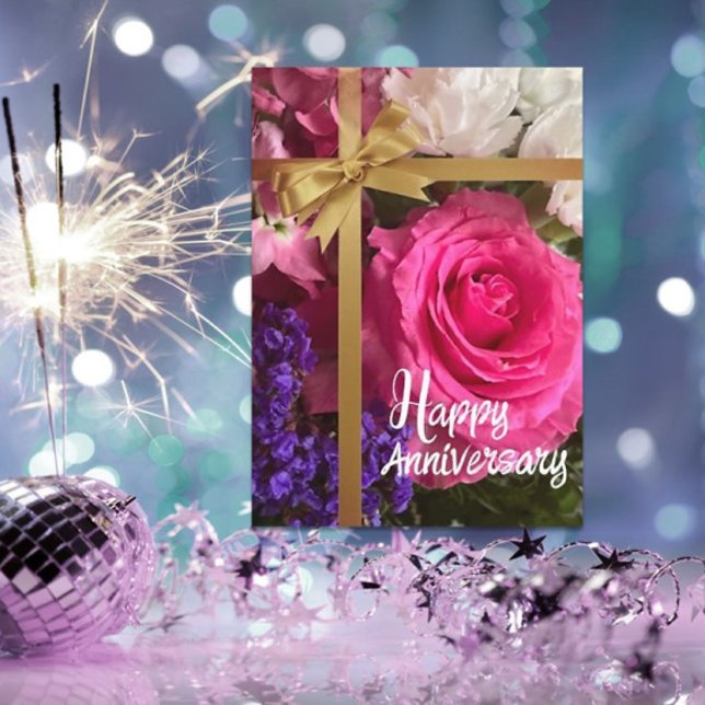 Ao Casal Feliz! Cartão de Aniversário Feliz (Criador carregado)