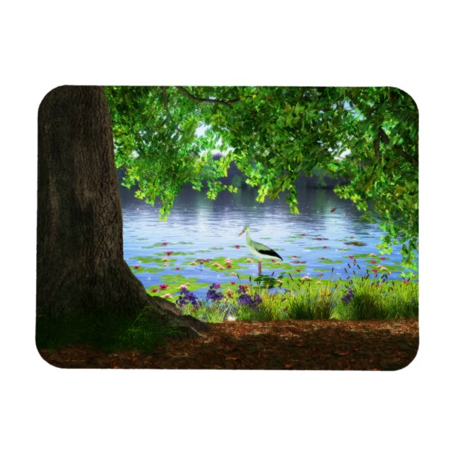 Ao lado do ímã flexível de água estática (Horizontal)