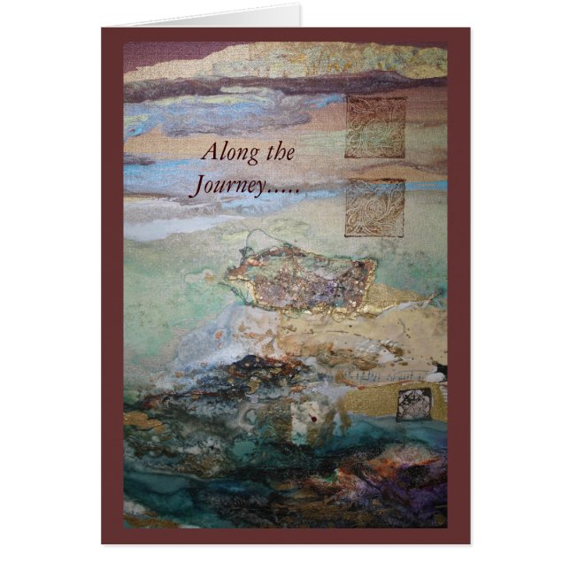 Ao longo do cartão da viagem (Frente)