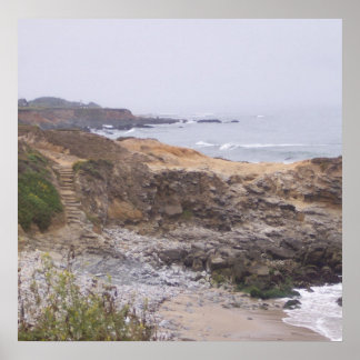 Ao longo do Impressão Rocky Path Fine Art
