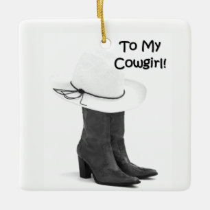 **AO MEU ENFEITES DE NATAL DE GAROTA E BOOTS**