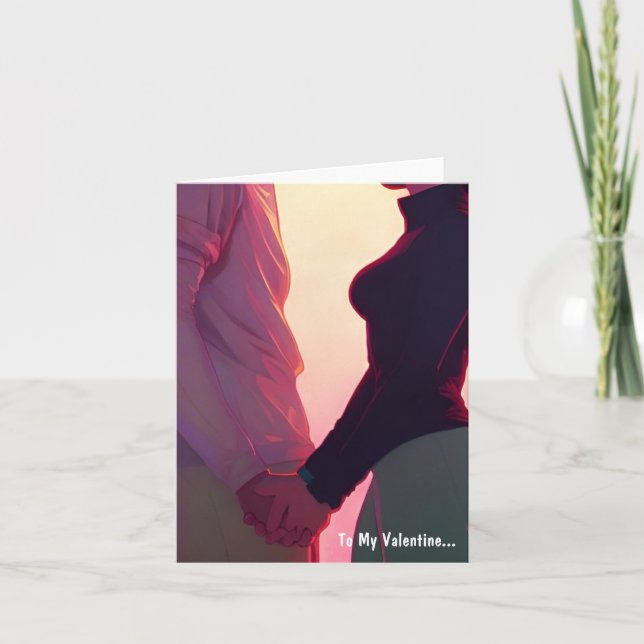 Ao meu Namorados... Cartão de Festividades (Frente)