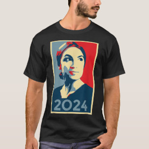 Aoc 2024 Presidente Camisa Retroativa