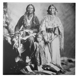 Apache Antonio principal Maria com sua família,