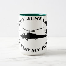Apache Helicopter caneca engraçada