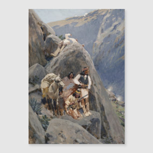 Apache Tribe Combatendo Guerras Indígenas American