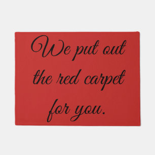 Apague o tapete vermelho