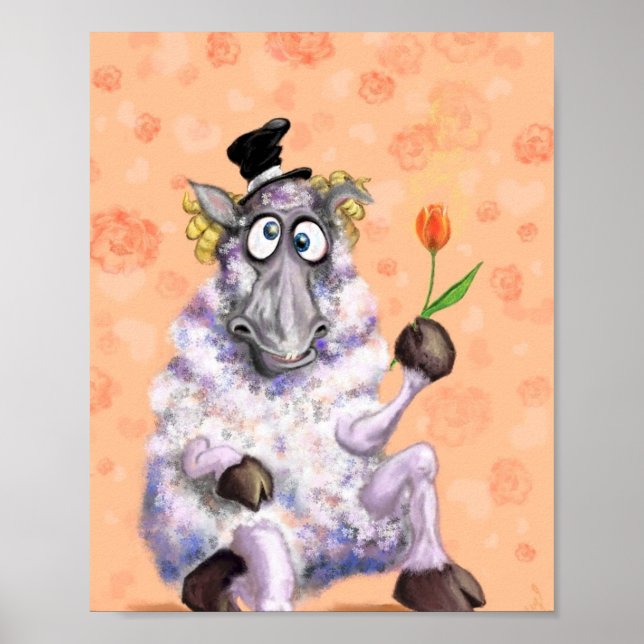 Apaixonado - Pintura Ram Poster - Seu Texto (Frente)