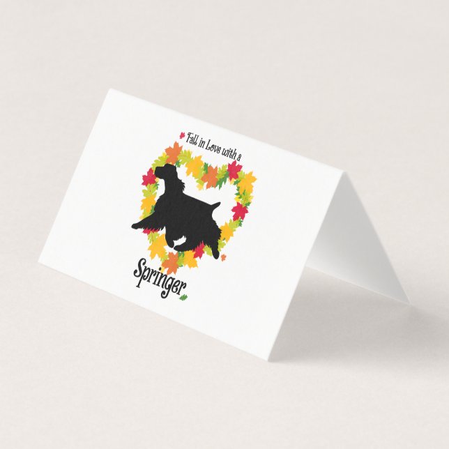 Apaixonado por um Springer Spaniel (Frente)