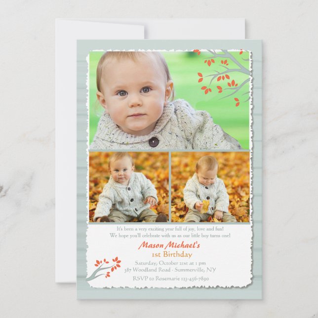 Apaixonámos-nos pelo convite fotográfico (Frente)