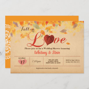 Apaixonar convite Chá de casamento rústico