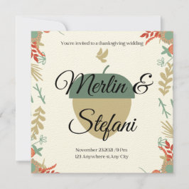 Apaixonar-se convite para o casamento de Ação de G