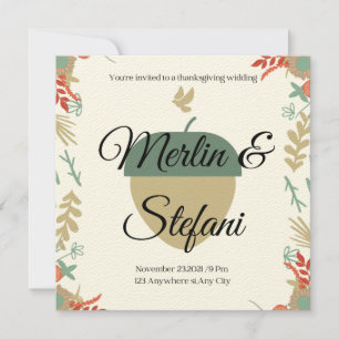 Apaixonar-se convite para o casamento de Ação de G