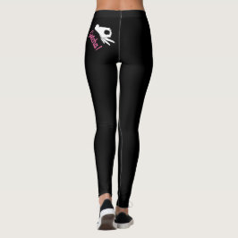 Apanhei-Te O Jogo Leggings Negros Escondidas Sob O
