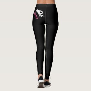 Apanhei-Te O Jogo Leggings Negros Escondidas Sob O