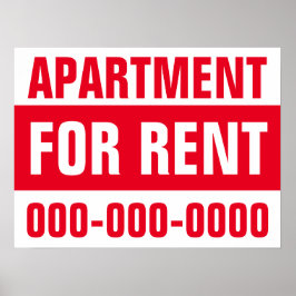 Apartamento De 18" X 24" Para Poster De Papel Alug