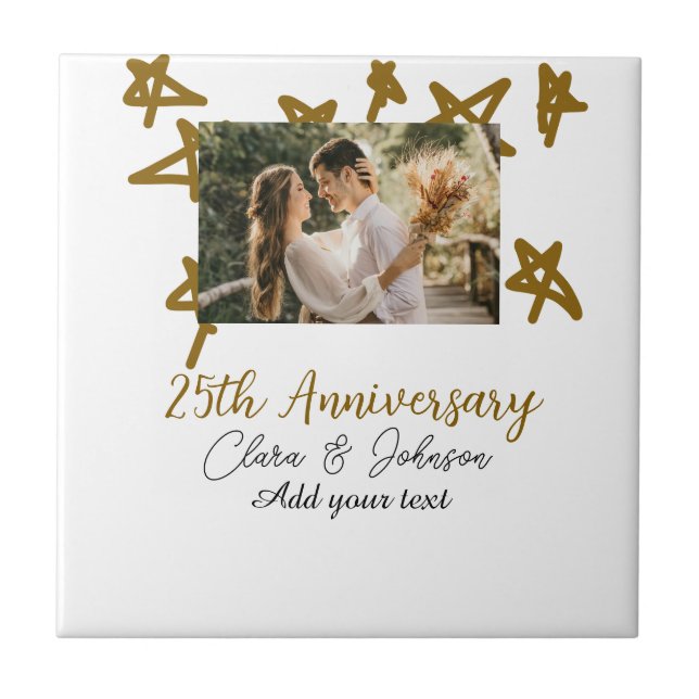 Apelido de casamento Aniversário adiciona nome ano (Frente)