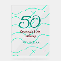 Apelido vermelho verde para aniversário de 50 anos