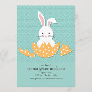 Apenas anúncio chocado do nascimento