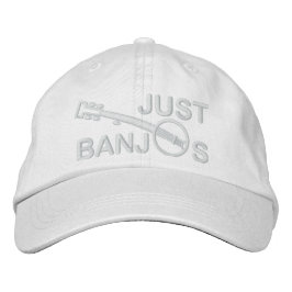 Apenas Boné Banjos com bordado branco