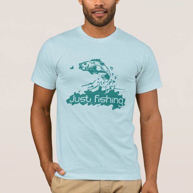 Apenas camiseta verde/azul pálido (Frente)