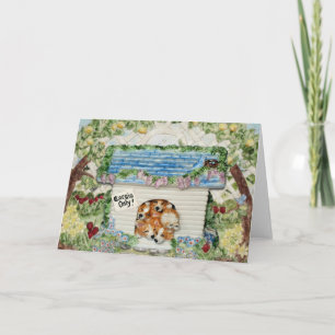 "Apenas Corgis!" Cartão de saudação Corgi