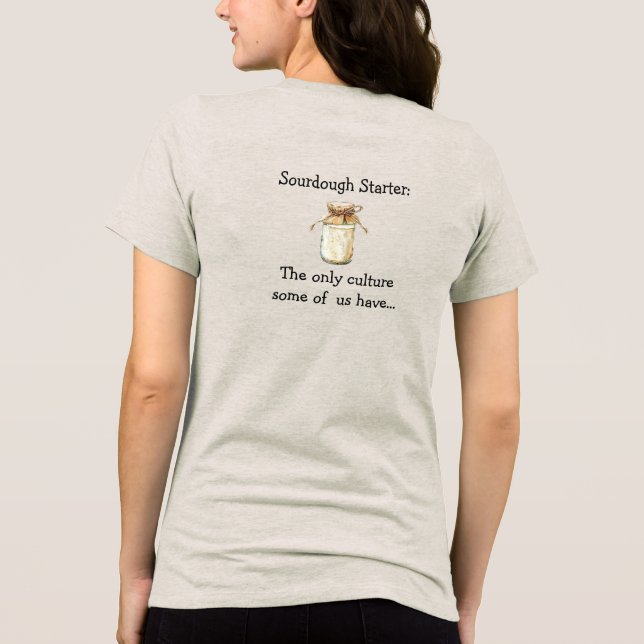 Apenas Cultura Camiseta Tri-Blend (Verso)