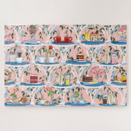 Apenas Desserts! Quebra-cabeça francês Café Jigsee