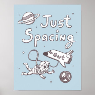 Apenas espaçando para fora no poster do Doodle da